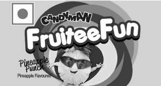 Candyman Fruitee Fun Pineapple Punch (device) Device mark 2624980 Trademark