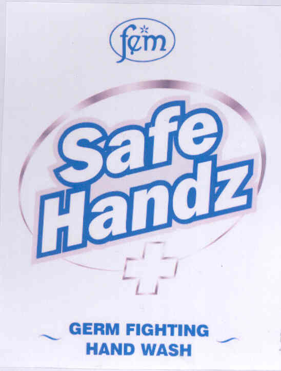 Safe Handz (label) Device mark 1707337 Trademark