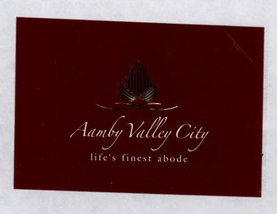 Aamby Valley City (label) Device mark 1522782 Trademark