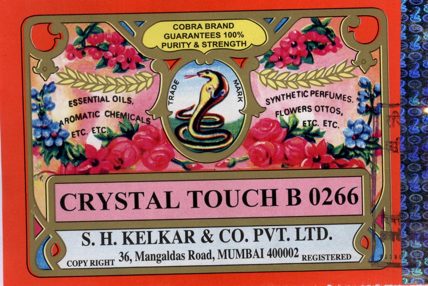 Crystal Touch B 0266 Device mark 2075803 Trademark