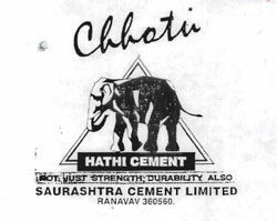 Chhotu Hathi Cement Device mark 809624 Trademark