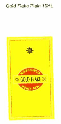 Gold Flake W.d. & H. O. Wills Doney Dew. Star Device (label) Device mark 1486630 Trademark