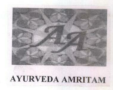 Aa Ayurveda Amritam With Label Device mark 1462207 Trademark