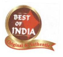 Best Of India (label) Device mark 1638854 Trademark