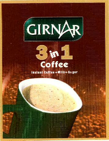 Girnar 3 In 1 Coffee (device Of Cup) Device mark 2296237 Trademark