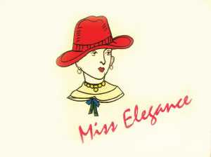 Miss Elegance, Device Of Woman [lable] Device mark 1163391 Trademark