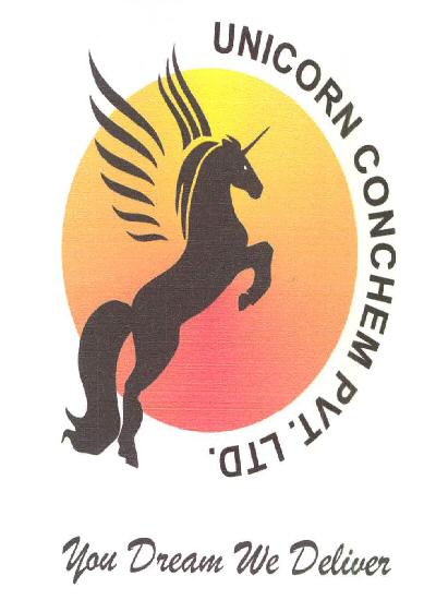 Unicorn Conchem Pvt. Ltd. You Dream We Deliver (device Of Horse) Device mark 2909215 Trademark
