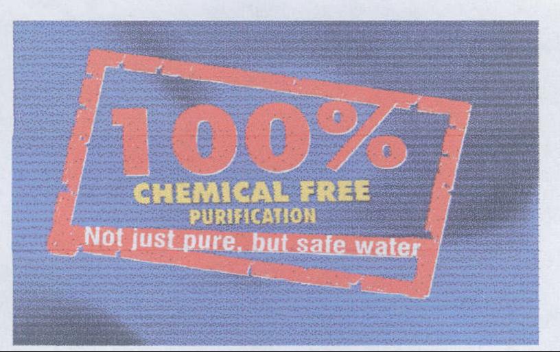 100% Chemical Free Purification Not Just Pure, But Safe Water Device mark 1984015 Trademark
