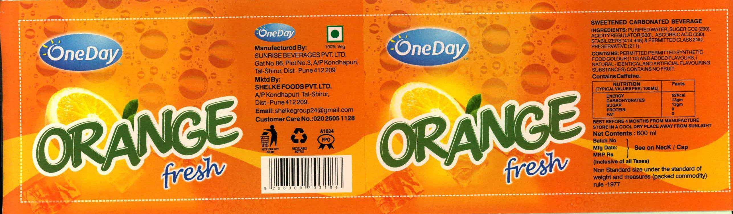 Orange Fresh Device mark 2236005 Trademark