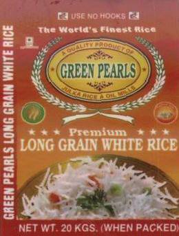 Green Pearls With Label Device mark 1742308 Trademark