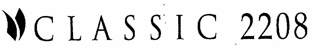 Classic 2208 (label) Device mark 1521162 Trademark