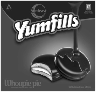 Sunfeast Yumfills Whoopie Pie Device mark 2861875 Trademark