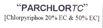 Parchlortc ( Label ) Device mark 1309530 Trademark