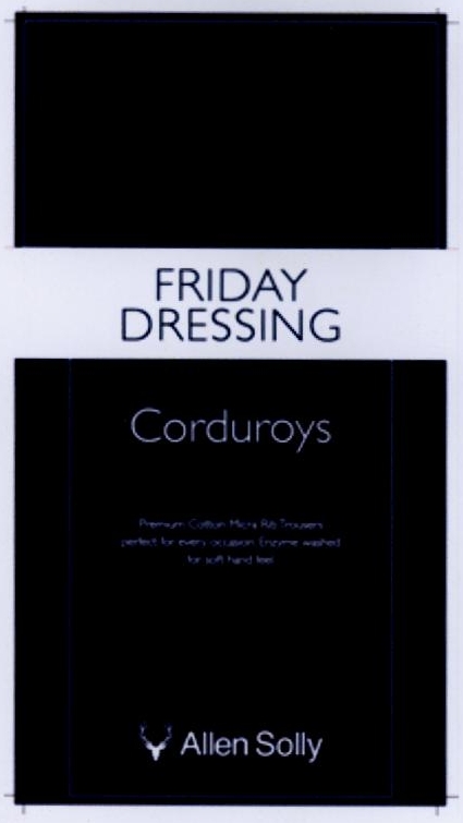 Friday Dressing Corduroys Allen Solly Device mark 2244971 Trademark