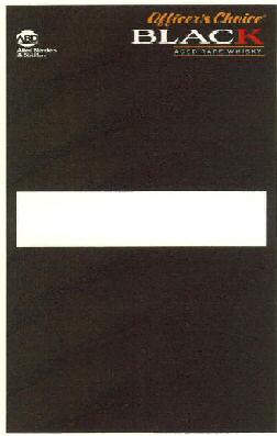 Officer's Choice Black Aged Rare Whisky Device mark 2739293 Trademark