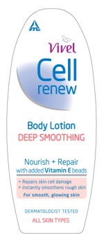 Vivel Cell Renew Body Lotion Deep Smoothing Device mark 2752991 Trademark