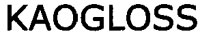 Kaogloss Device mark 1449806 Trademark