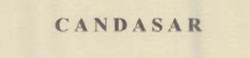 C A N D A S A R Device mark 920513 Trademark