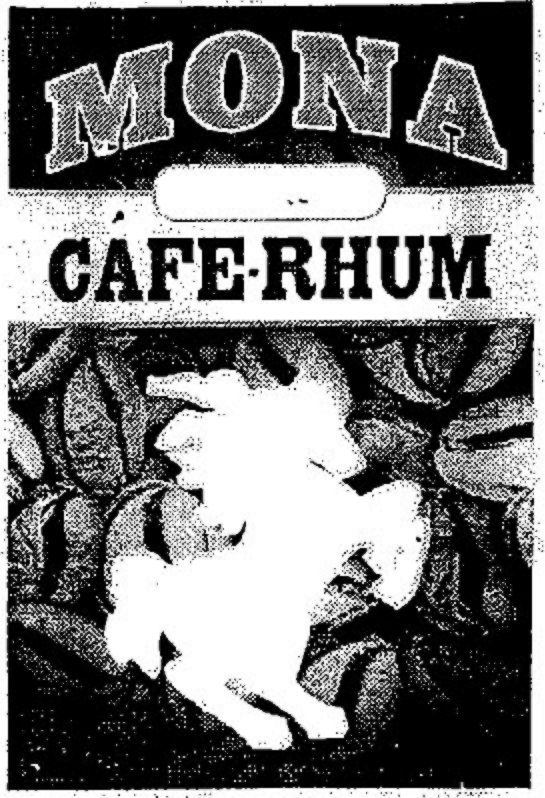 Mona Cafe-rhum Device mark 2463127 Trademark
