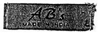 Ab's Made In India Device mark 1881832 Trademark
