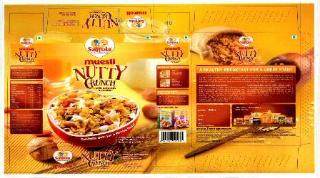 Saffola Muesli Nutty Crunch Device mark 2328237 Trademark
