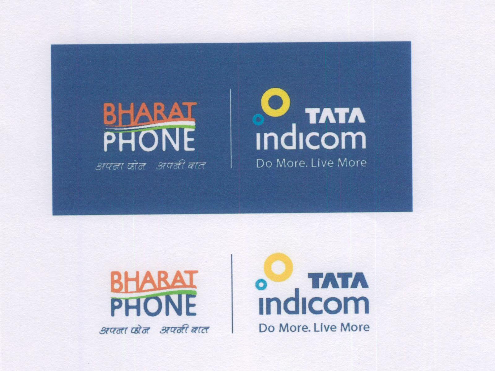Bharat Phone Tata Indicom (label) Device mark 1437402 Trademark