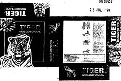 Tiger Mosquito Coil, Tiger (device) Device mark 868028 Trademark