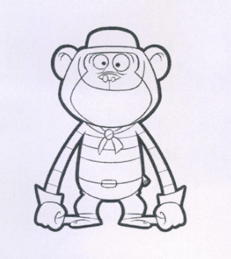 Device Of Monkey (logo) Device mark 1997981 Trademark