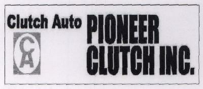 Clutch Auto Pioneer Clutch Inc. With Label Device mark 1741031 Trademark