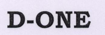 D-one Device mark 1667567 Trademark