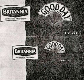Britinnia Good Day Cakes-fruit Device mark 907537 Trademark