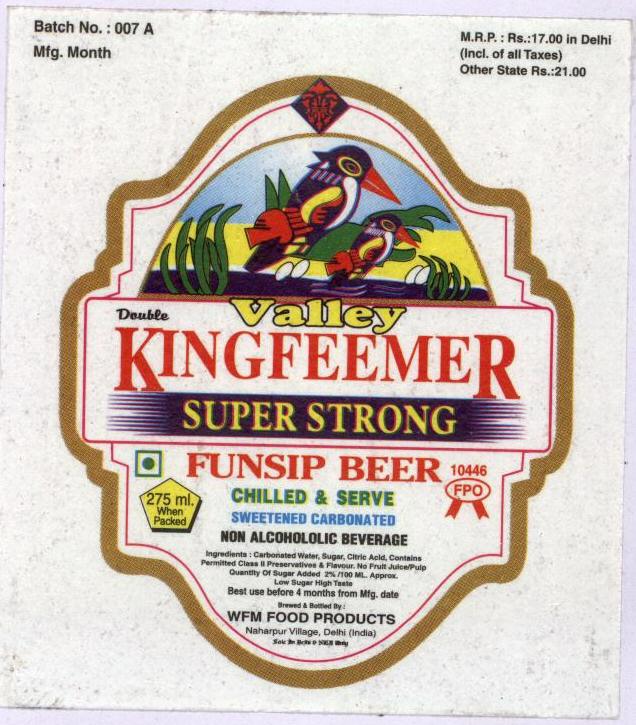 Kingfeemer With Label Device mark 1445782 Trademark