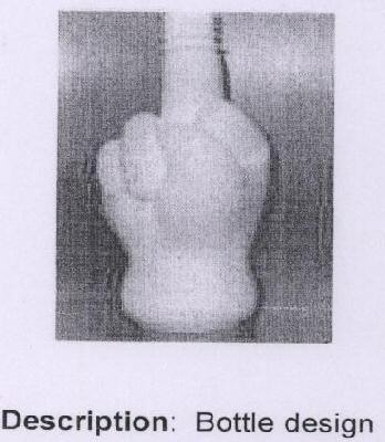 Bottle Design Device mark 1713838 Trademark