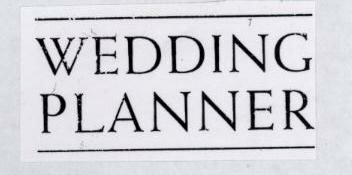 Wedding Planner (letter Underlined And Overlined) Device mark 1566113 Trademark