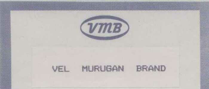 Vmb Vel Murugan Brand (label) Device mark 1044961 Trademark