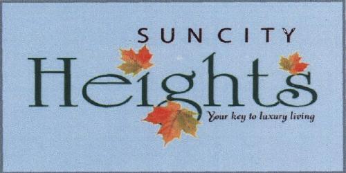 Suncity Heights (lable) Device mark 1558892 Trademark