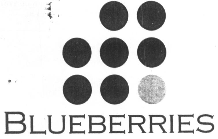 Blueberries (device) Device mark 1612325 Trademark