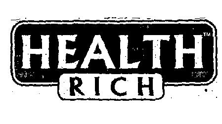 Health Rich (label) Device mark 2139107 Trademark