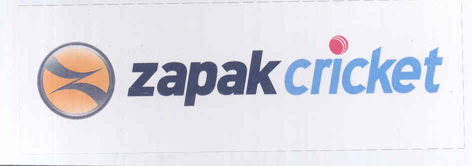 Zapak Cricket (label) Device mark 1743222 Trademark
