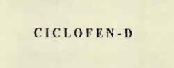 Ciclofen - D Device mark 788529 Trademark