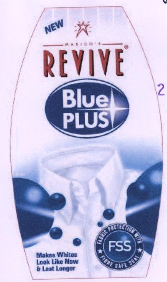Marico S Revive Blue Plus (label) Device mark 1799039 Trademark