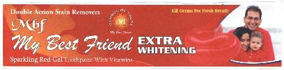 Mbf My Best Friend Extra Whitening Device mark 2114131 Trademark