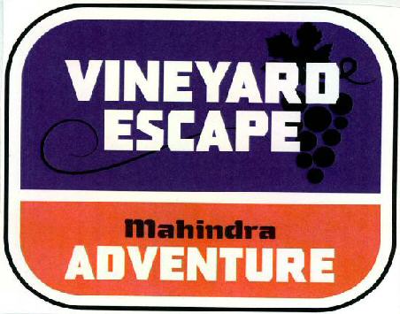 Vineyard Escape Mahindra Adventure Device mark 2212309 Trademark