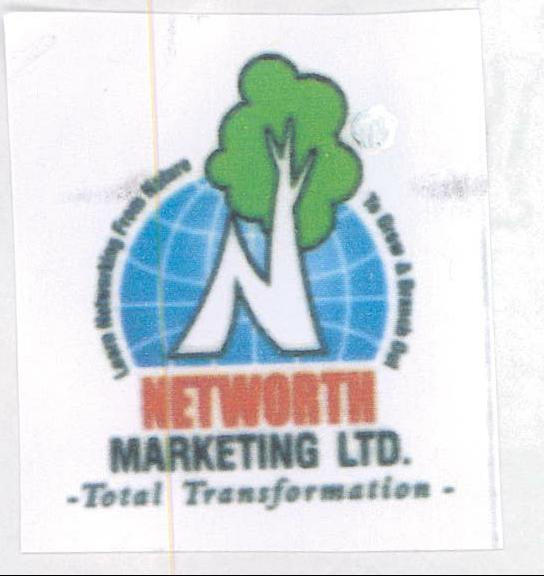 N Networth Marketing Ltd. (device Of Tree) Device mark 2125764 Trademark