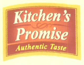 Kitchens Promise (label) Device mark 1612644 Trademark