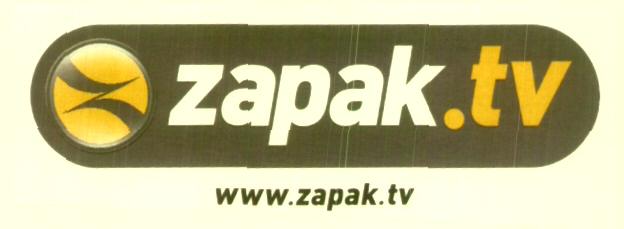 Zapak.tv Www.zapak.tv (label) Device mark 1597971 Trademark