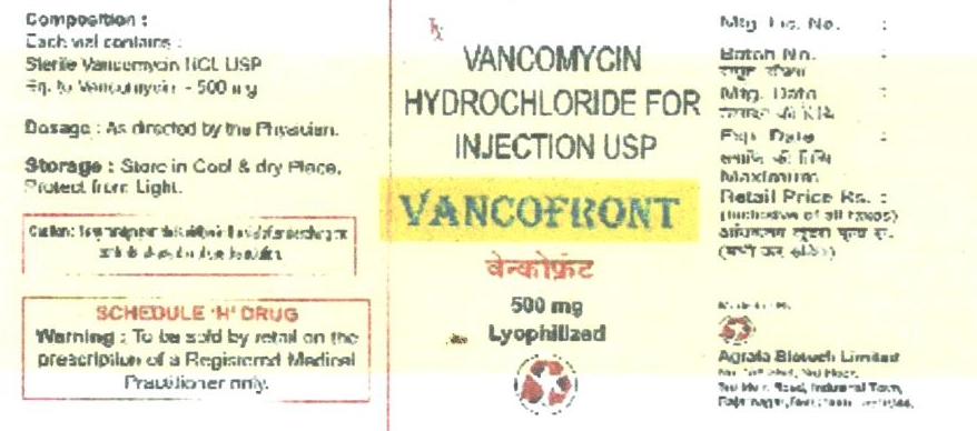 Vancofront Device mark 2198969 Trademark