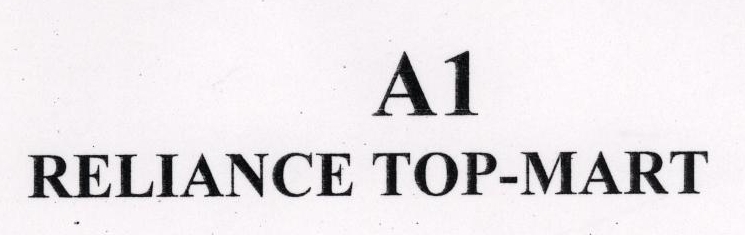 A1 Reliance Top-mart Device mark 1450821 Trademark