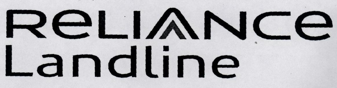 Reliance Landline (special Form Of Writing) Device mark 1459739 Trademark
