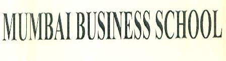 Mumbai Business School Device mark 2941764 Trademark